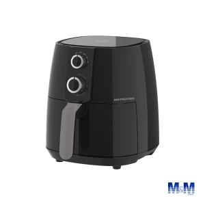 Freidora sin aceite eléctrica 3.8L, color negro Premier