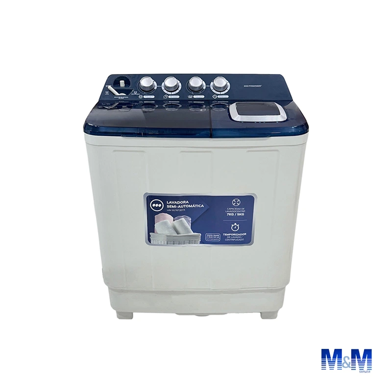 Lavadora semi automática 7kg doble tina Premier