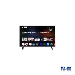 Televisor Premier Smart TV de 32" HD Google 5.0 Modelo TV-9383SF32WHL