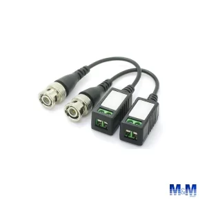 Balun pasivo Vídeo de 1 canal Con cable 1 par