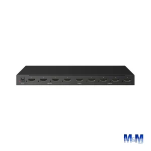 Splitter con amplificador HDMI UHD 4K de 8 salidas