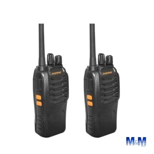 Walkie-talkie BAOFENG BF-888H de 5 W y 1500 mAh, 400-470 MHz, alcance de 1 a 3 km, 16 canales